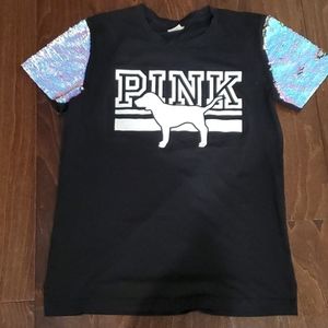 Victoria's secret Pink sequence t-shirt